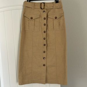Sézane Odilon Skirt in Beige